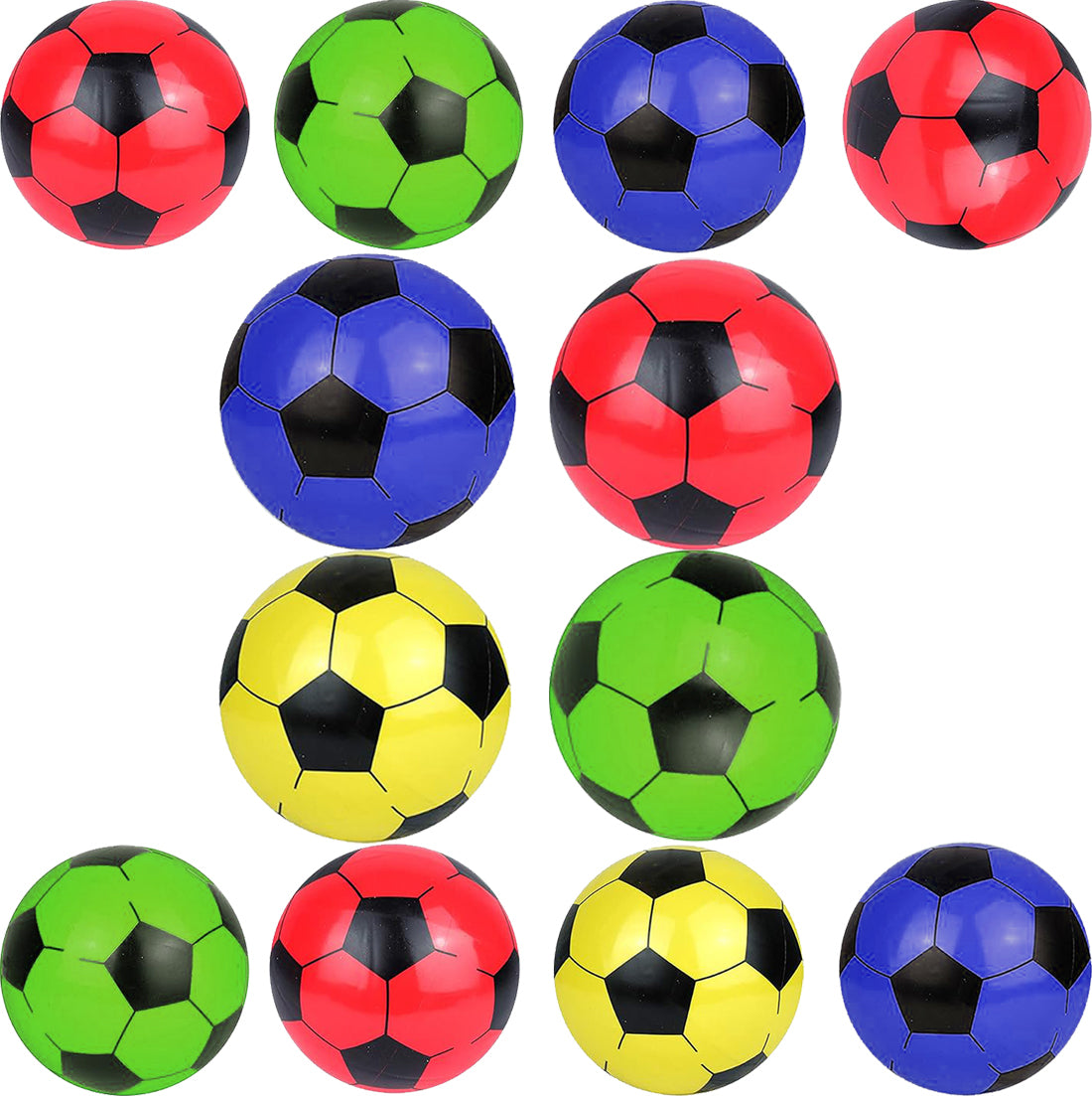 Fashionarie Club Inflatable Football (soccer) Lightweight for Kids Pool Toys Inflatable Beach Ball Soccer Soft Football Garden, Pool, Indoor, Outdoor, Home, Birthday, School & Parties Assorted Colors